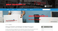 Desktop Screenshot of multitransport.ch