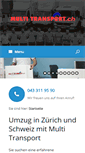 Mobile Screenshot of multitransport.ch